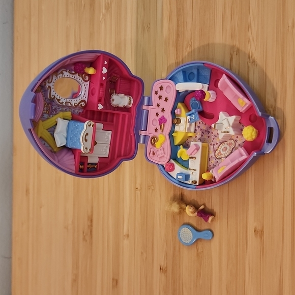 Polly Pocket Super Star Hair 1995 Vintage Bluebird Toys - Picture 1 of 8